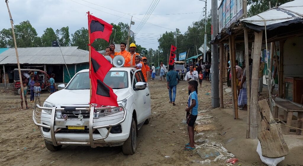 রোহিঙ্গা ক্যাম্পসহ কক্সবাজারে পাহাড় ধসের শঙ্কা